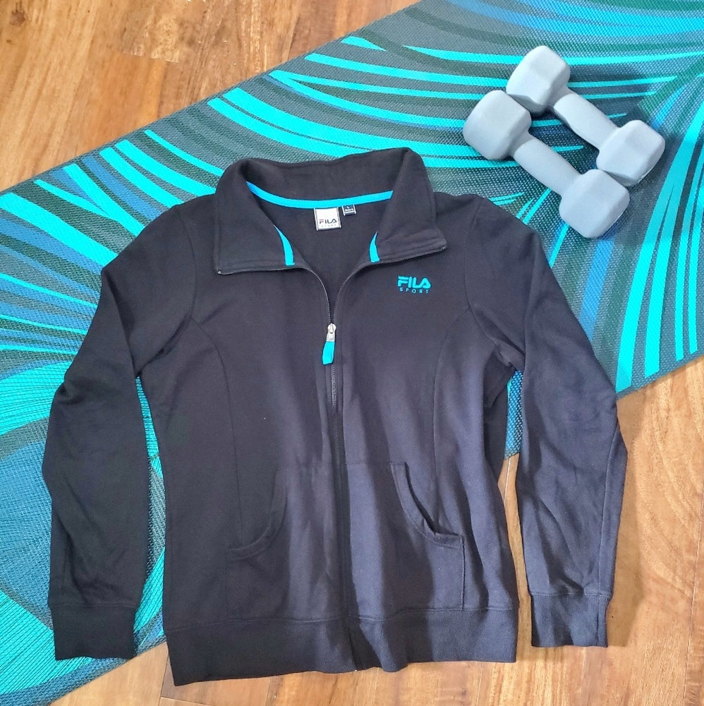 • Fila Sport • Black Zip-up Jacket